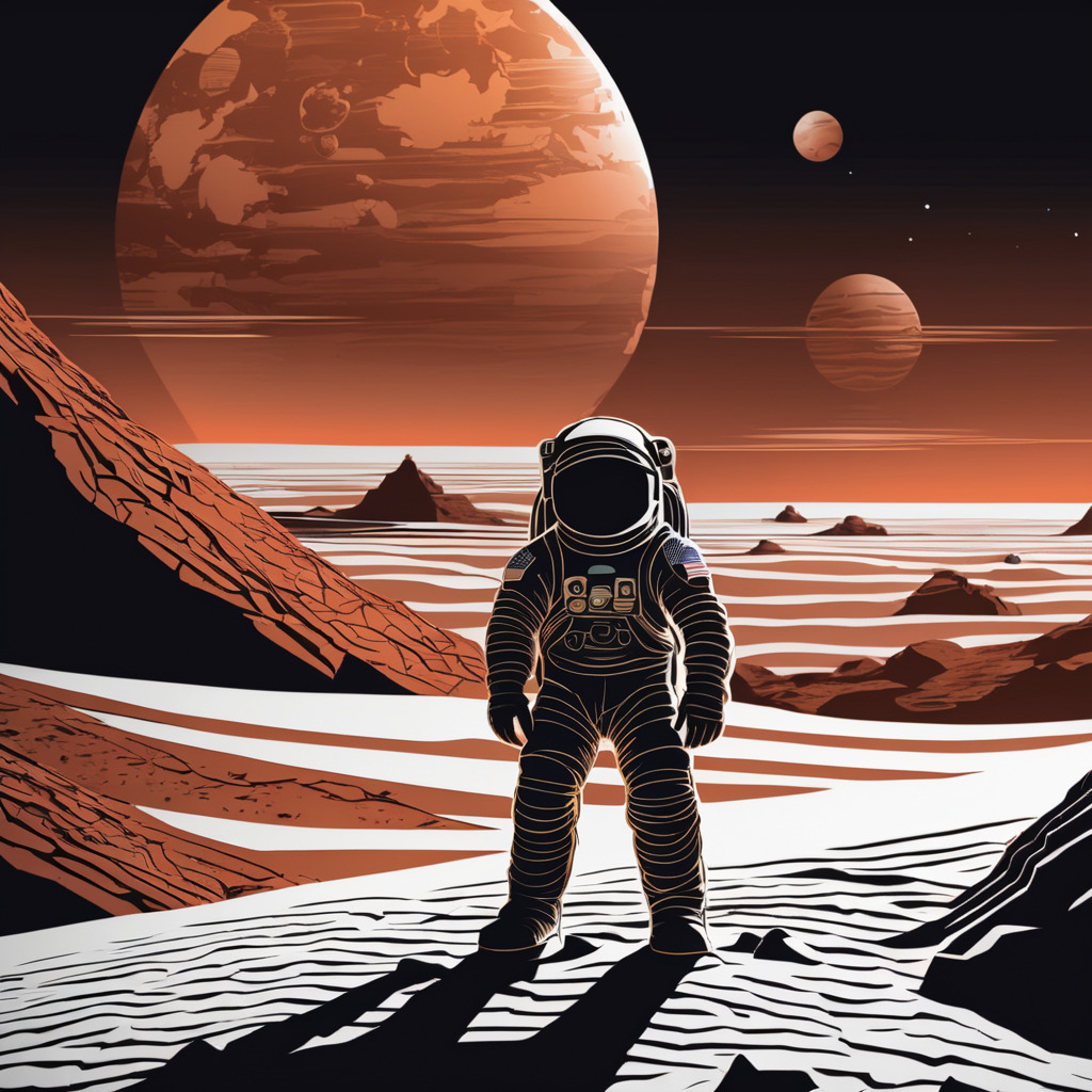 Astronaut on mars